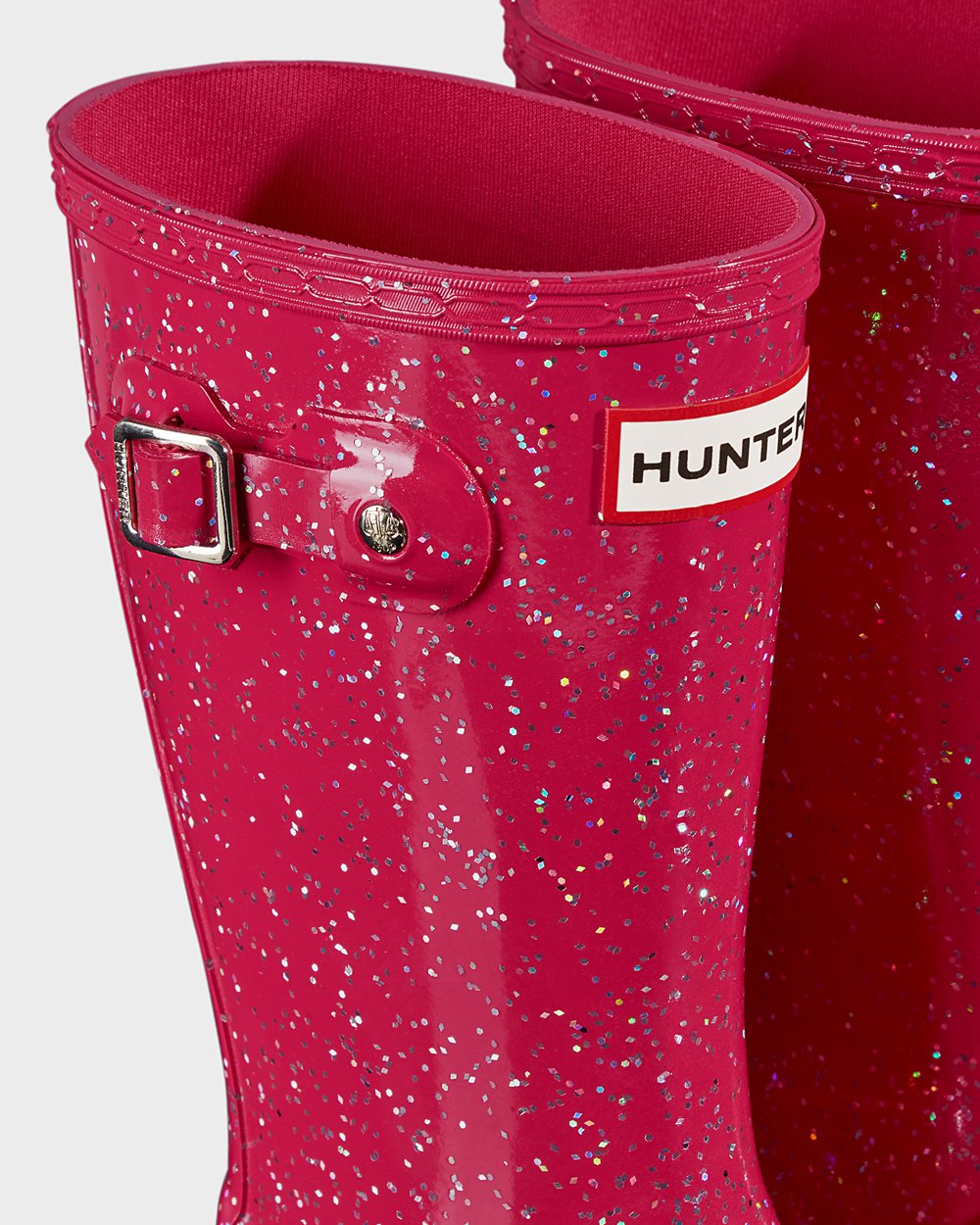 Gummistövlar Barn - Hunter Original Stora Giant Glitter - Rosa - 945708-QHI